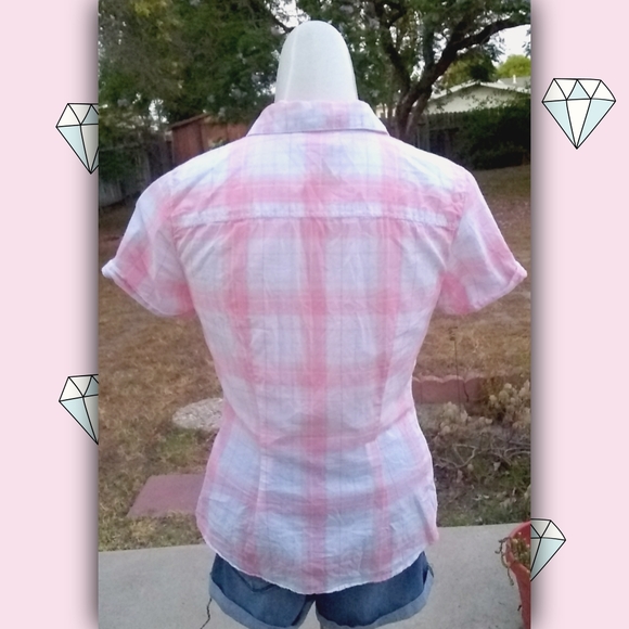 Almost Vintage L.O.G.G. Plaid Button-Up Top - Picture 4 of 6